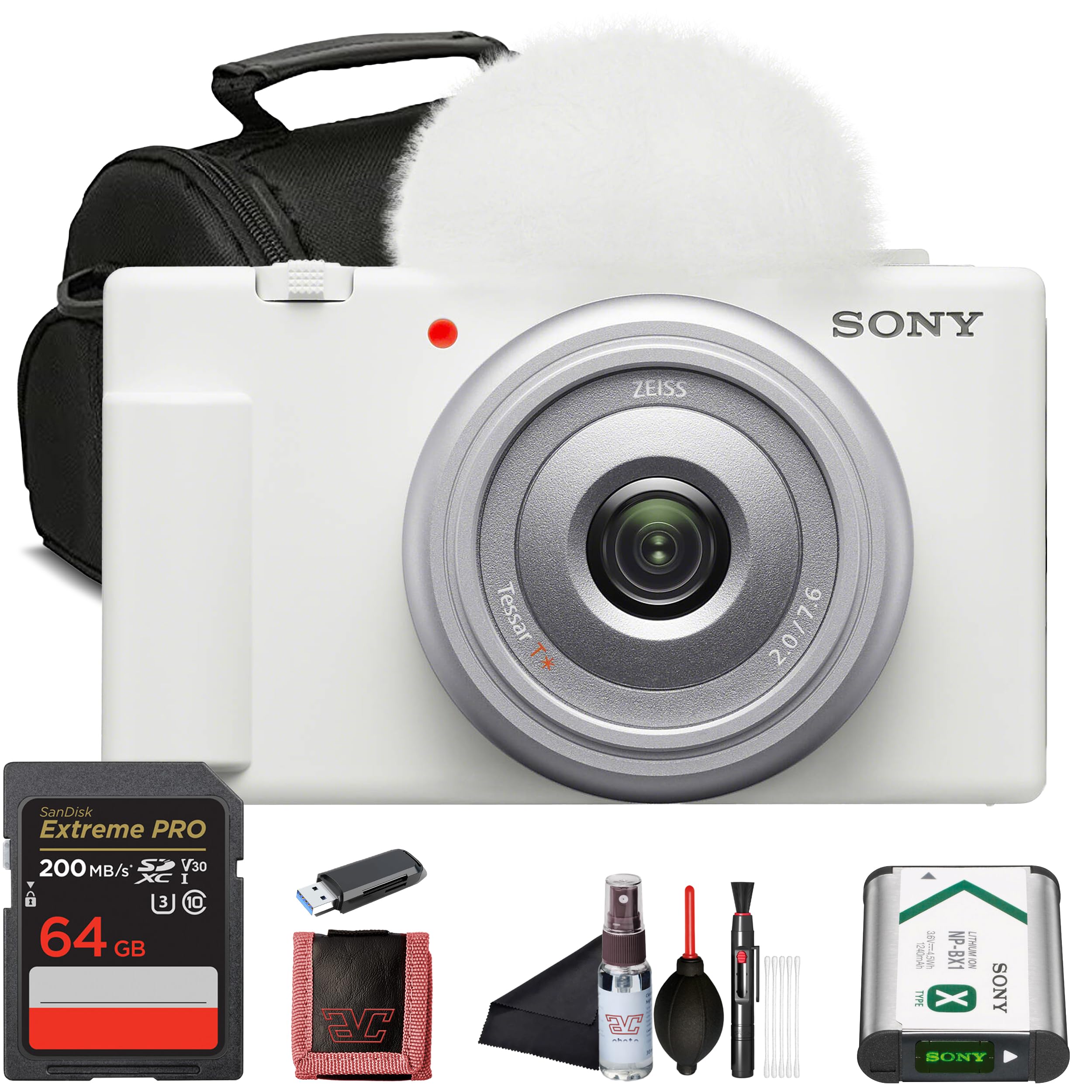 Amazon.com : Sony ZV-1 Digital Vlogging Camera White (DCZV1