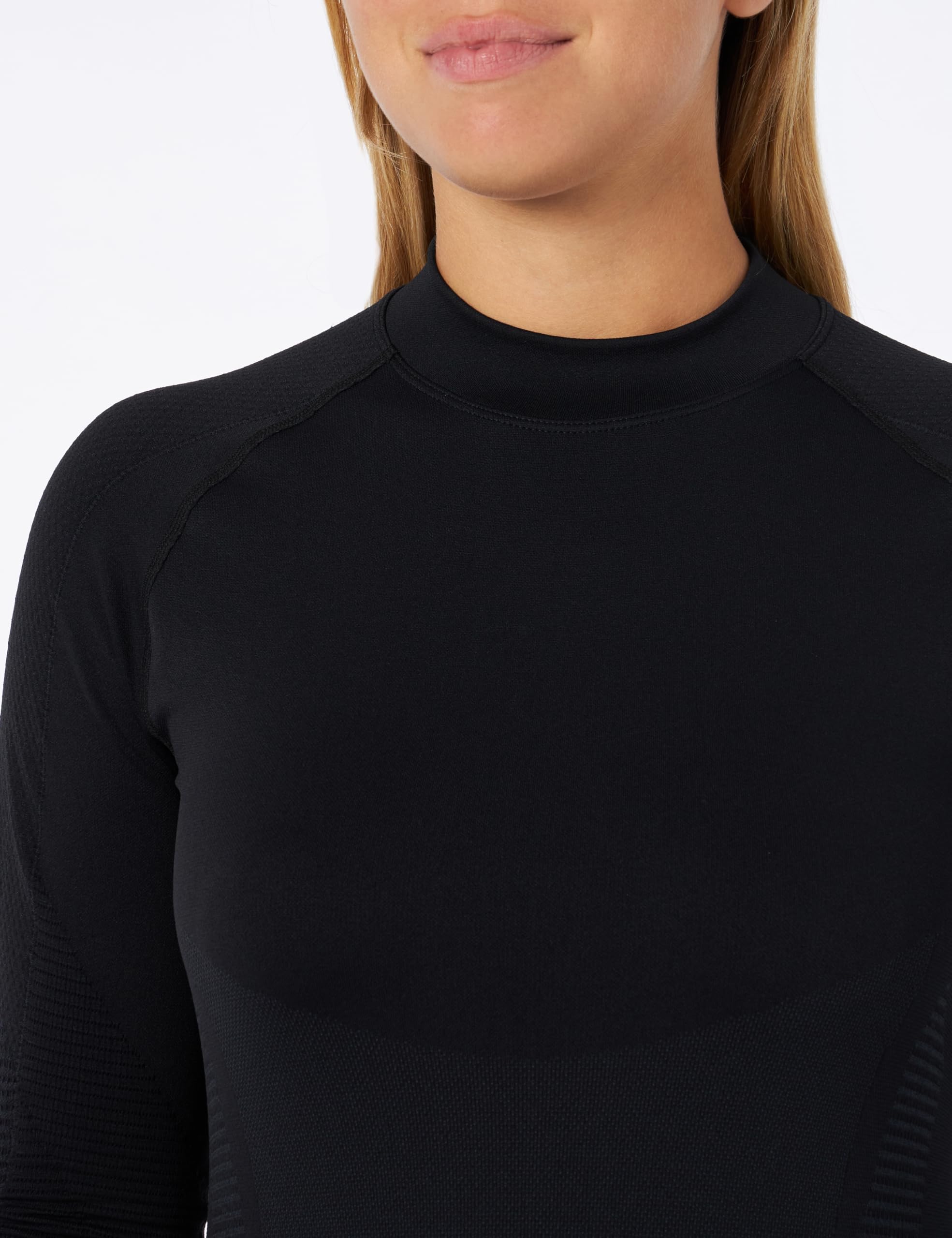 Champion Seamless Baselayer W Thermo L/S Maglietta Termica a Manica Lunga Donna