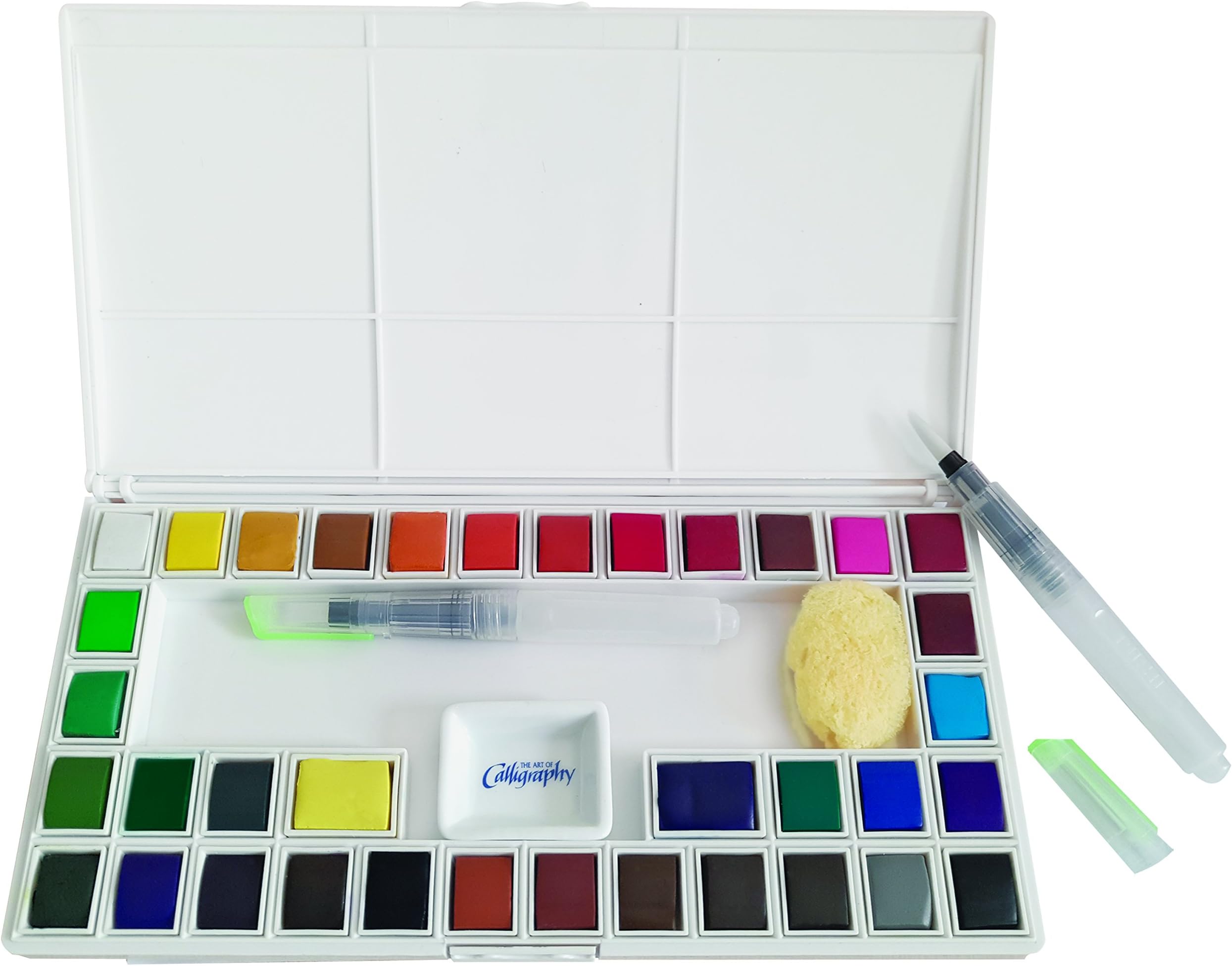 Jerry Q Art 12 Assorted Water Colors Travel Pocket Set