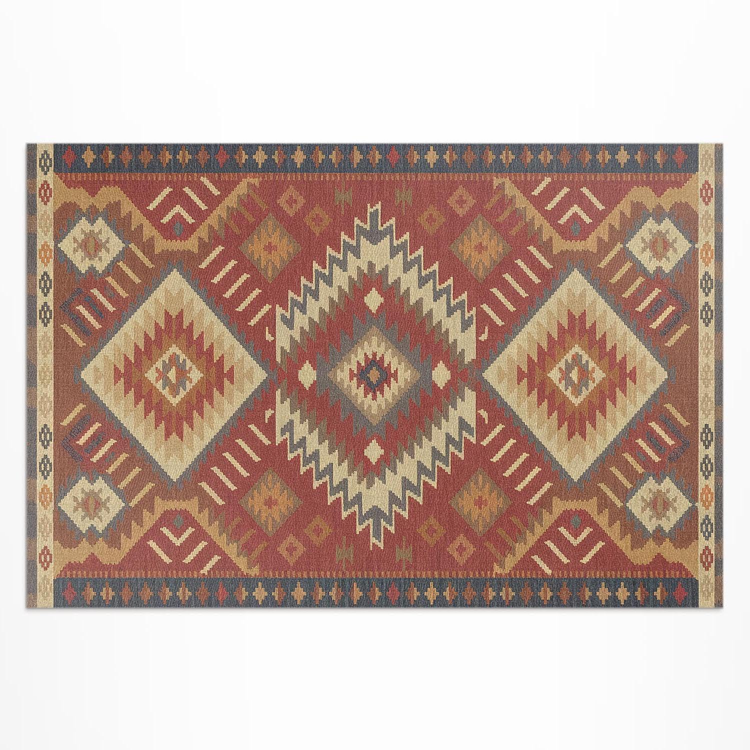 Tapis de jardin extérieur imperméable 150x225 rectangle en vinyle