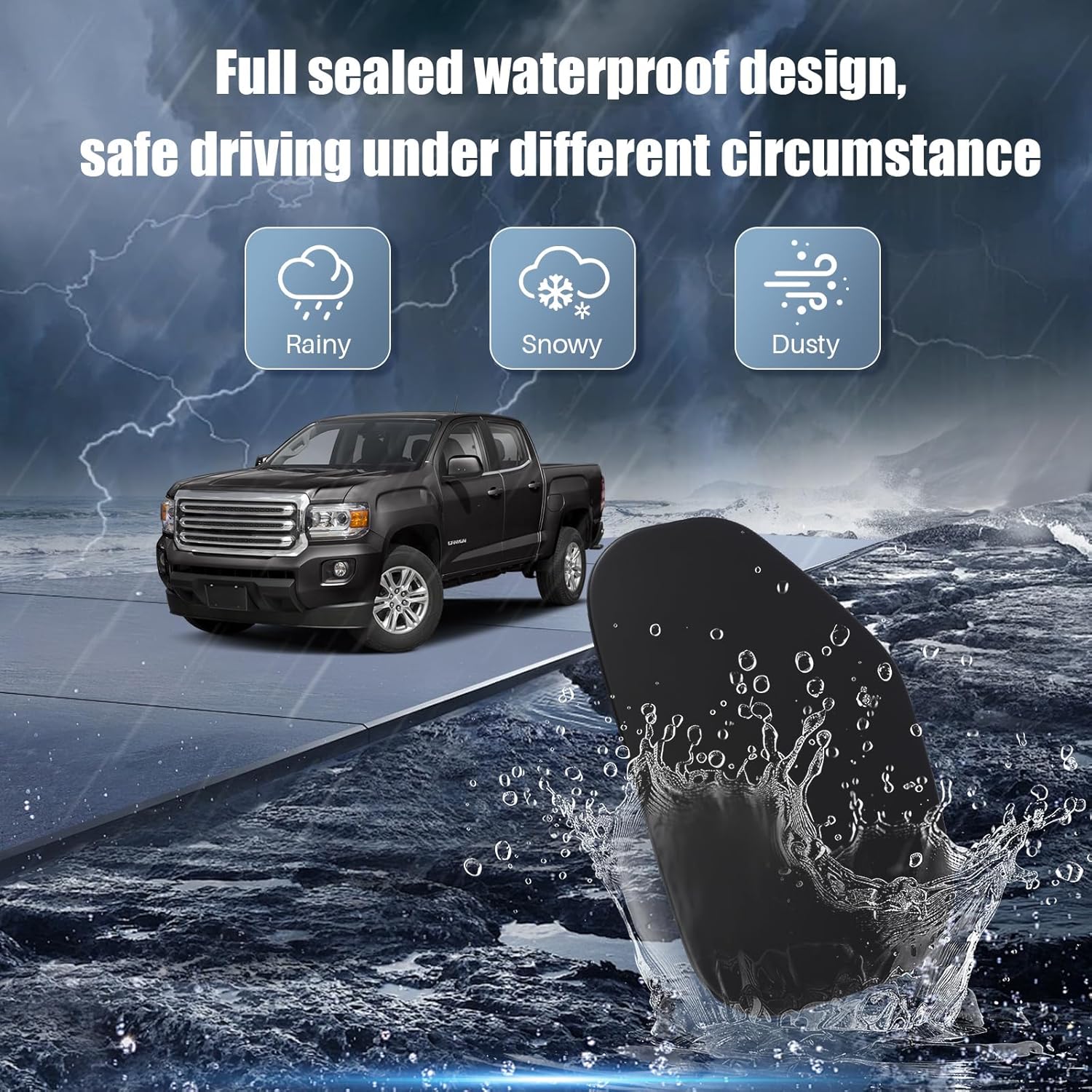 Fuel Tank Filler Door Gas Tank Door Cover Replace for 2016-2022 GMC Canyon Short Box Replace 84308758 23505176