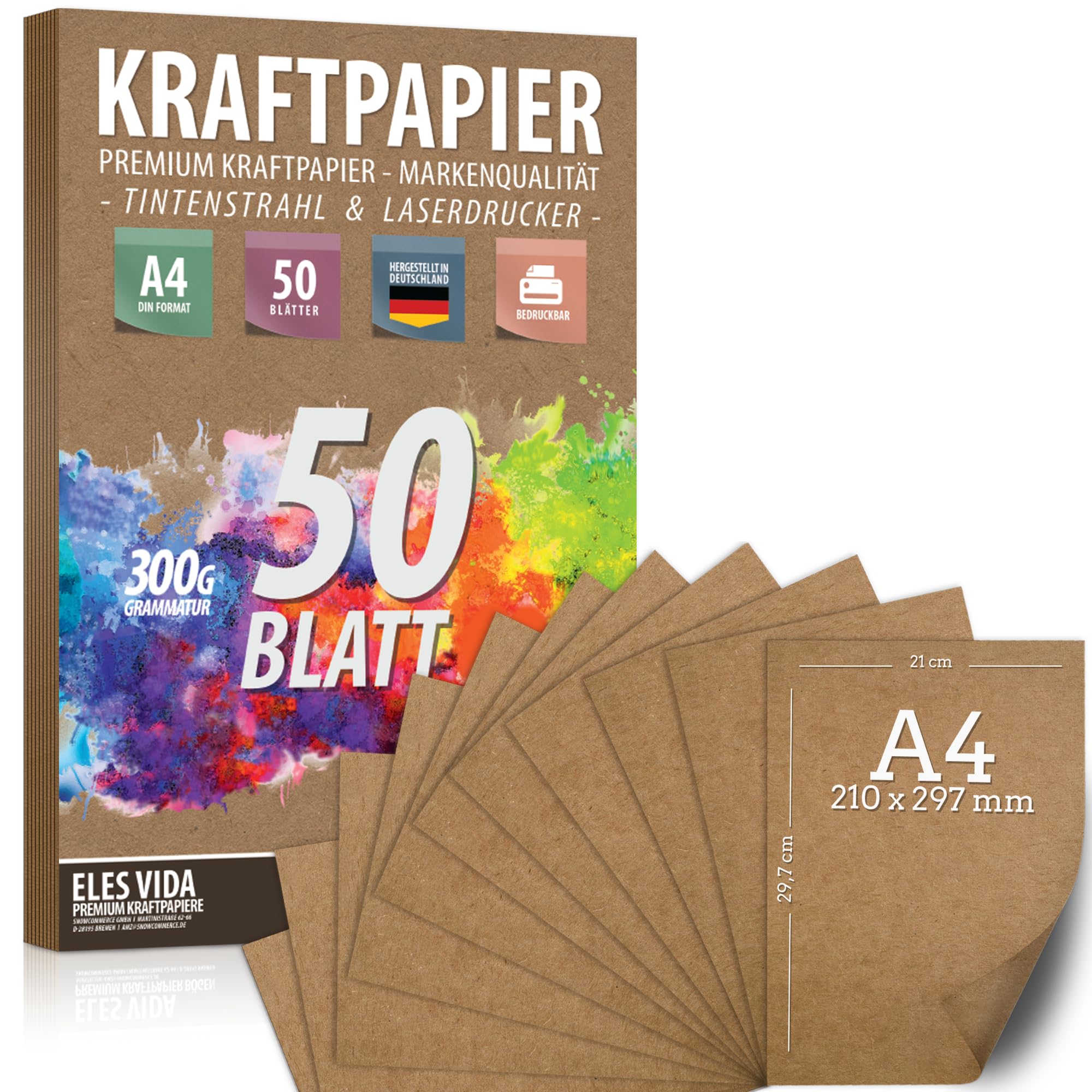 Album Fotografico In Carta Kraft A4 - 40 Fogli, Rilegatura A Spirale E Chiusura A Nastro, Per Scrapbooking E Ricordi - 2