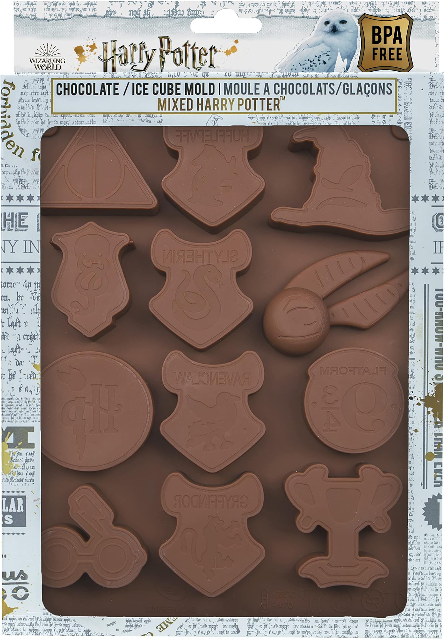 Cinereplicas Harry Potter - Ice & Chocolate Cube Mold - Silicone - Official Classic