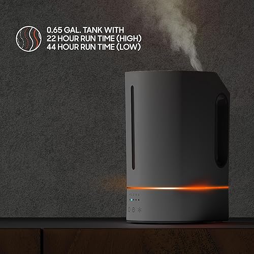 Miniatura 7 de Sharper Image Humidificador ultrasónico MIST 8 con luz personalizable, niebla fría, tanque de jarra de 0.65 galones