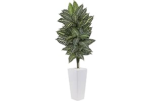 Nearly Natural 4ft. Zebra Artificial Plant