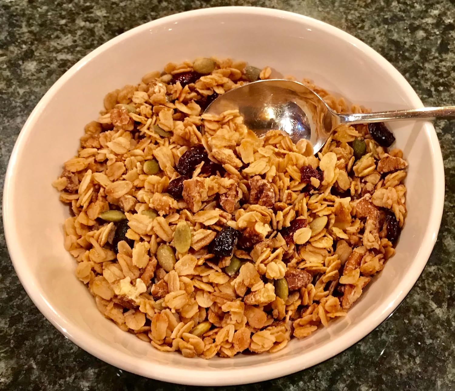 Barred Woods Maple Crunch Granola - Maple Pecan with Pumpkin Seeds and Cranberries - Sweetened With Only Our Own Vermont Organic Maple Syrup and Maple Sugar - 10oz Bag (Case of 3 Bags)
