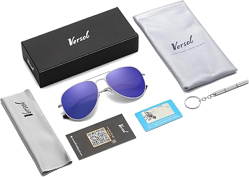 Miniatura 7 de Aviador para hombres y mujeres con protección UV400, lentes de sol polarizados ligeros de aviador