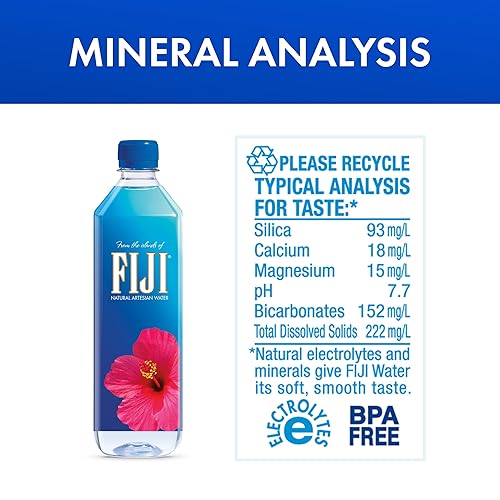 Miniatura 13 de FIJI Natural Artesian Agua embotellada de 16.9 onzas líquidas (paquete de 6) – 100% plástico reciclado