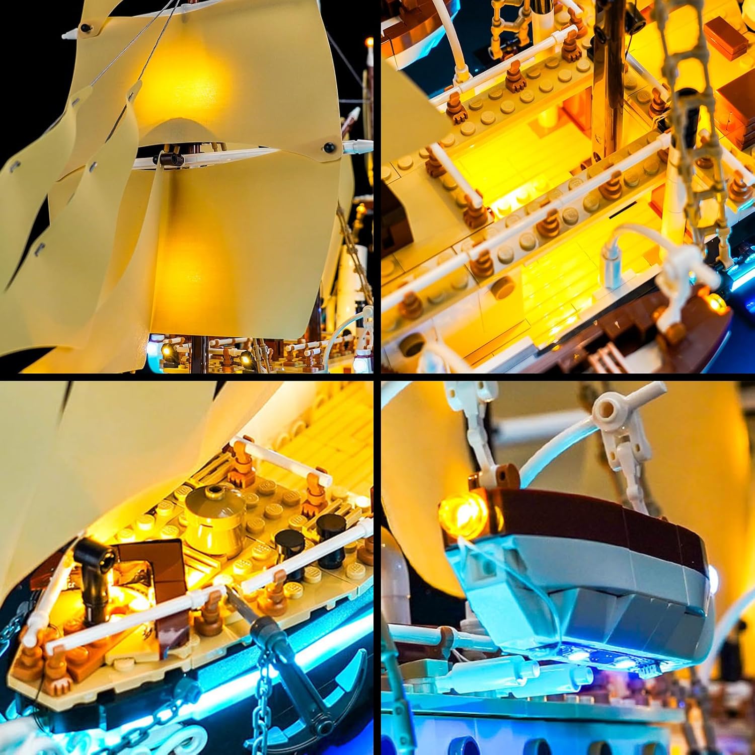 BrickBling LED Light Compatible with Lego Icons The Endurance Ship, Compatible with Lego 10335-No Model (RC Version Light)