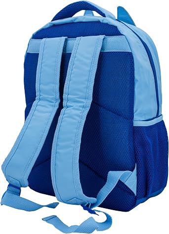 Bluey Kids Backpack, 16 Inch School Bag with 3D Function, Blue