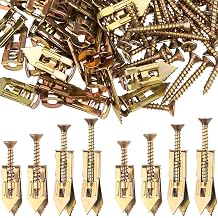 80Pcs Self Drilling Drywall Anchors with Screws Kit, 3 Sizes Heavy Duty Dry Wall Anchor Screw Set, No Drill and Holes in Wall Screw For Gypsum Board, Hands Up To 67 Lbs 30mm 40mm