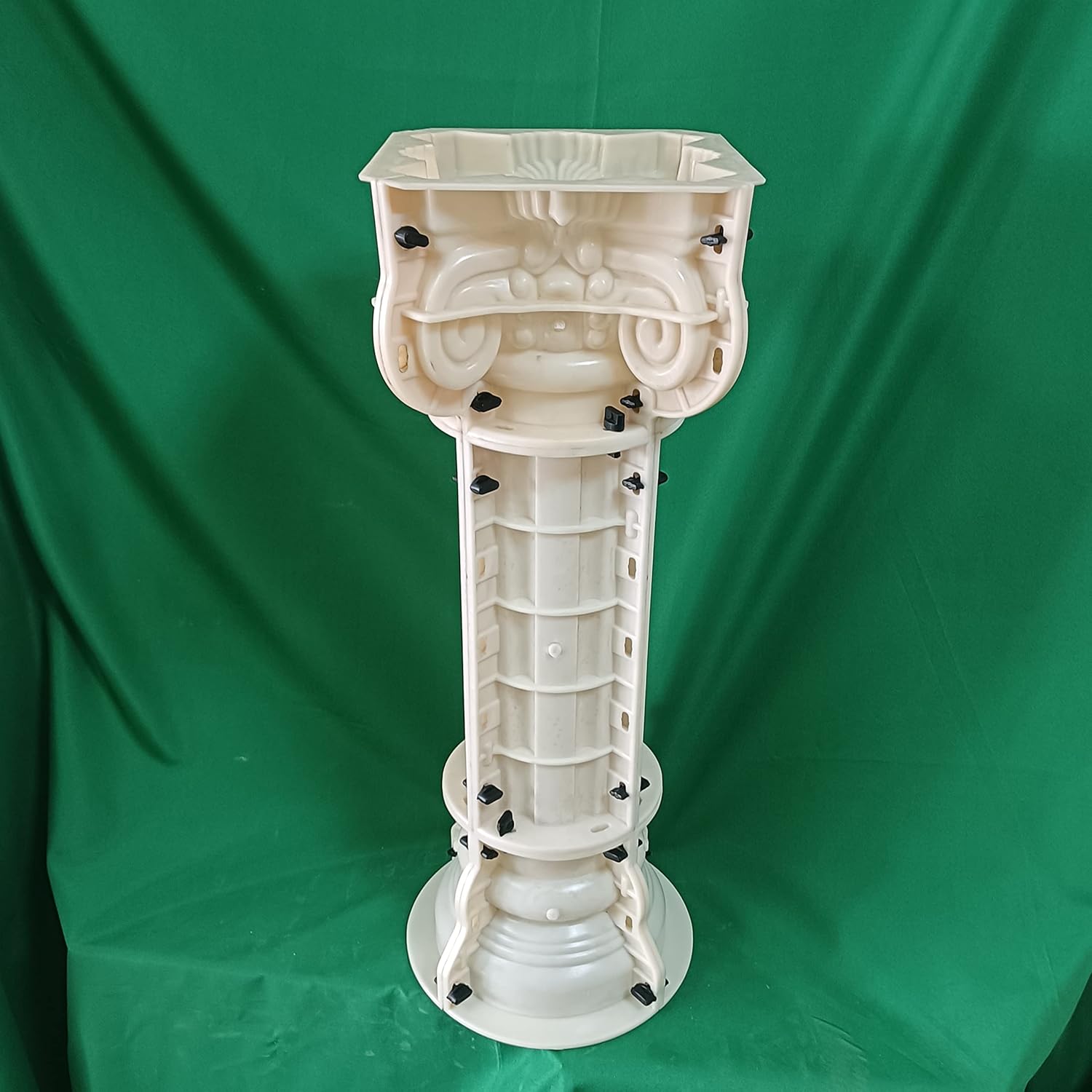 80x15cm/ 31.5x5.9in Round Column Wedding Ceremony Party Decoration Reusable Mould Pedestal Flower Seat Gypsum Concrete Mold