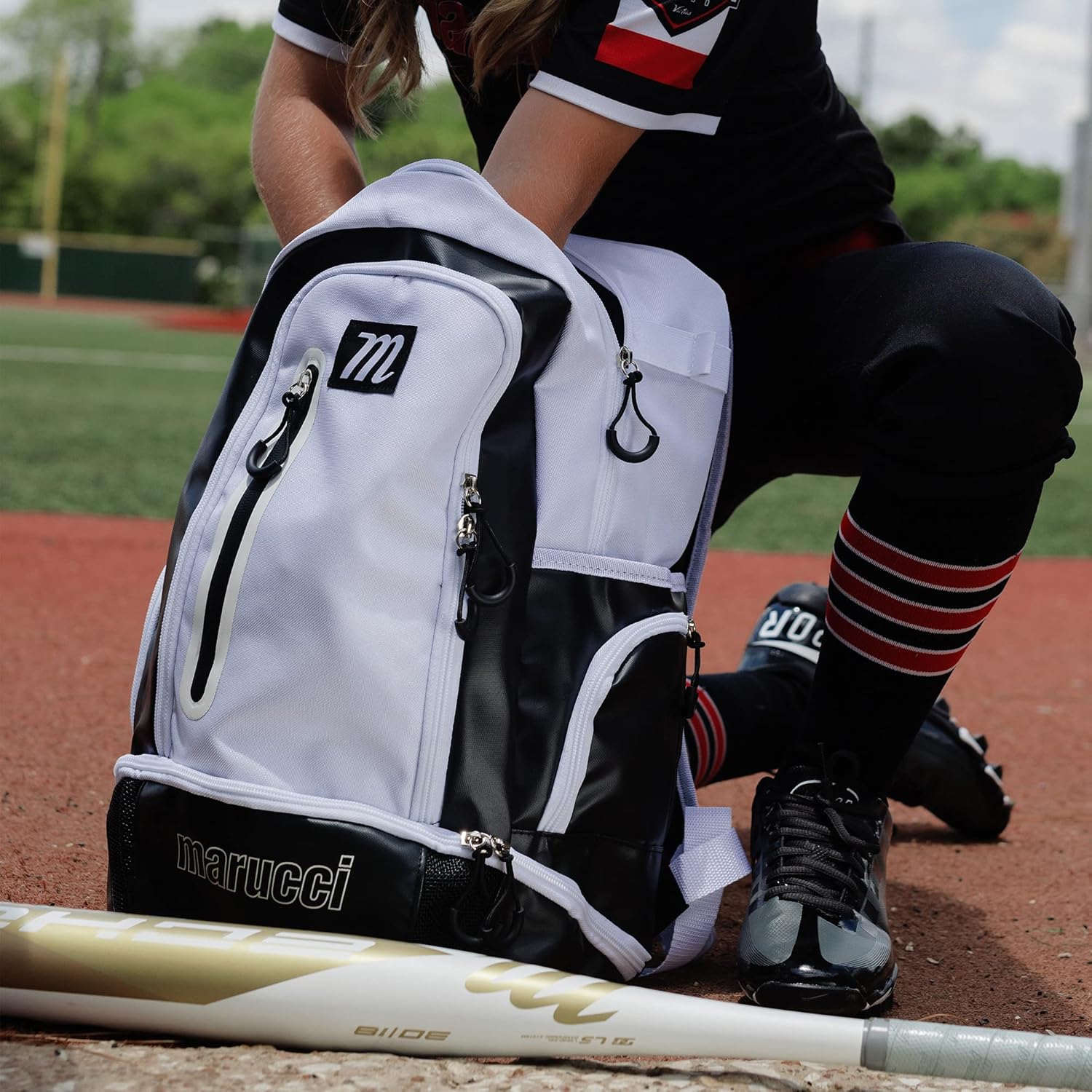 MARUCCI Cavalry Baseball BAT Pack, Gray/Black