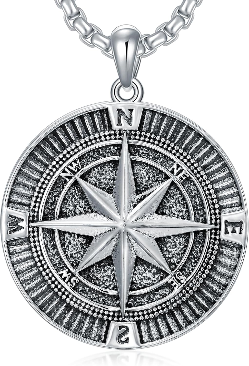 Colgante Brújula De Plata Personalizable | Joyería Hago