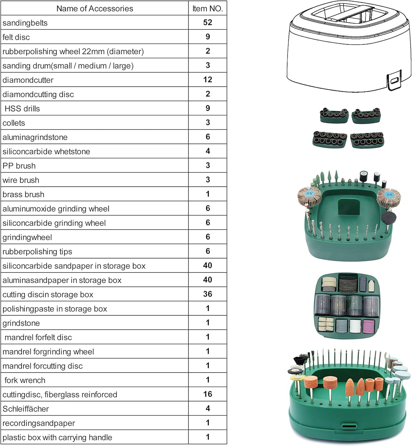Exсluѕіvе Dіѕсоunt 80% оƒƒеr 276-Piece Rotary Tool Accessories Kit Standard ⅛-inch Diameter Shanks, Universal Fitment for Cutting, Grinding, Sanding, Sharpening, Carving and Polishing