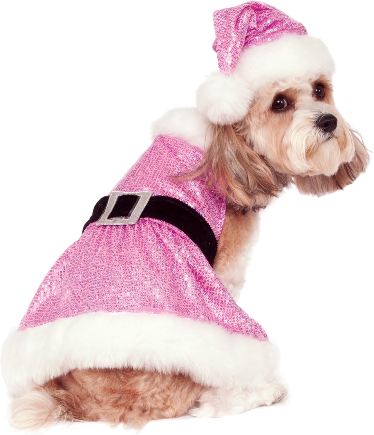 Rubie's Sequin Mrs. Claus Pet Costume, Medium Pet Supplies