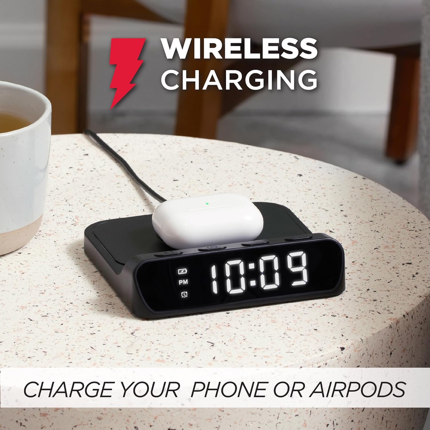 Wake Up Smart: Timex Alarm Clock with Wireless Charger for iPhone & AirPods Review