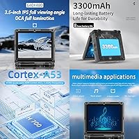 Vista 4 de RG35XXSP Handheld Game Console RG35XX SP Clamshell Retro Game Console with 64G TF Card Preloaded Games 5532 Portable Gaming Console with 3.5 inch