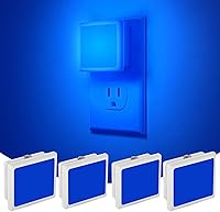 Vista 14 de Luz nocturna roja, JandCase Luz nocturna roja [paquete de 2], Luz nocturna LED de 0.3W con sensor de luz automático, lámpara nocturna enchufable