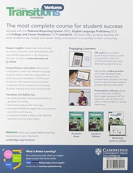 Ventures Transitions Level 5 Workbook