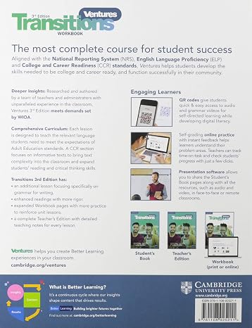 Ventures Transitions Level 5 Workbook