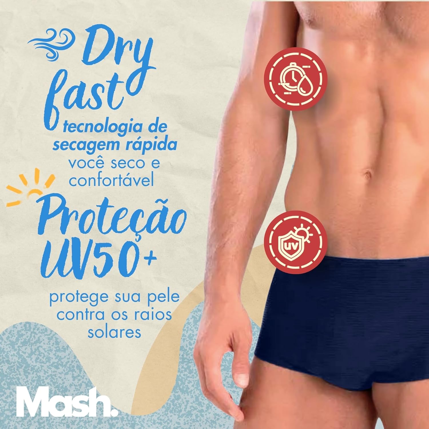 Sunga Mash Masculina Texturizada Lateral Larga Praia Cordão Ajustável em promoção! Veja a oferta e mais achadinhos de Moda praia 3 Hoje é o melhor dia para comprar Sunga Mash Masculina Texturizada Lateral Larga Praia Cordão Ajustável com aquele preço maroto! Promoção! Aproveite a oferta! 3