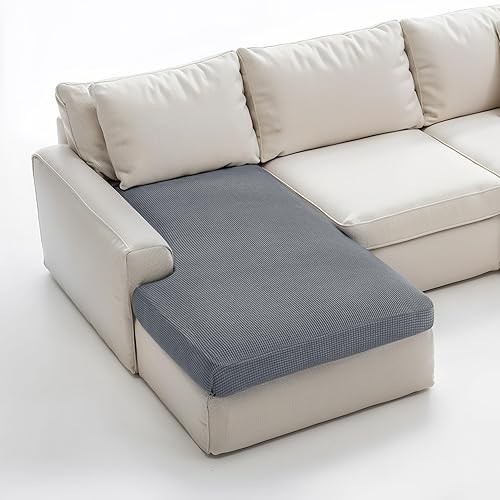 Vista 369 de CHUN YI - Funda elástica de cojín para sofá biplaza, funda de asiento de sofá con tela jacquard de elastano (mediana, color verde azulado) Verde