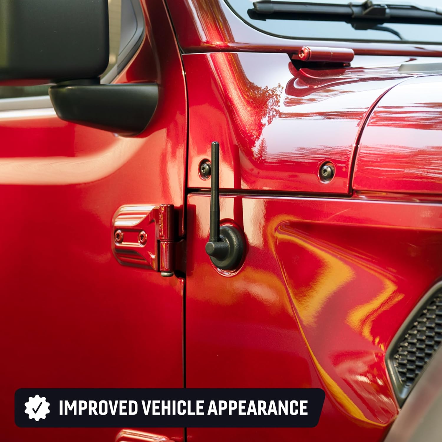 Stubby Antenna for Jeep Wrangler JK, JL, and Gladiator JT (2007-2023)