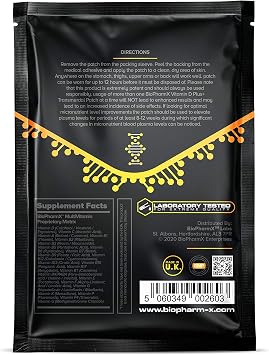 Vitamin D3 4000iu Patch Plus+ 30-Day Supply | High Strength Vitamin D Transdermal Patch for Immune Support & Bone Health | Better Absorption Than Tablets