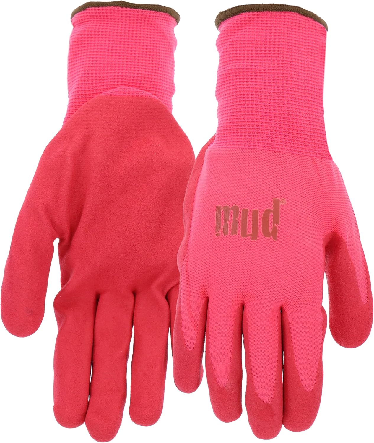 MUD Simply Gardening Gloves, Micro Surface Nitrile Coating, High Dexterity, Breathable, Kiwi, Small (021K/S)