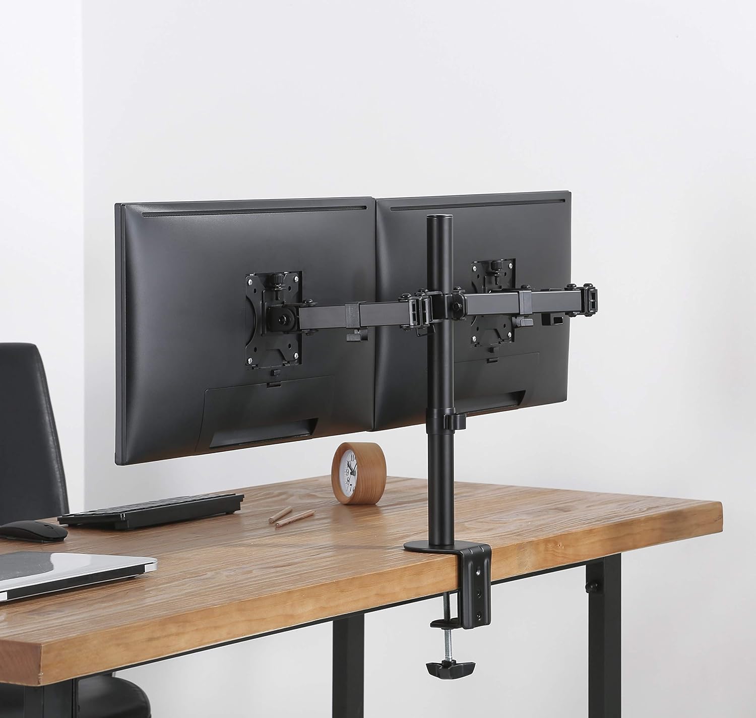 Uplite Dual LCD Monitor Desk Mount Stand Fully Adjustable Articulating Arm for 2 Screen up to 32"