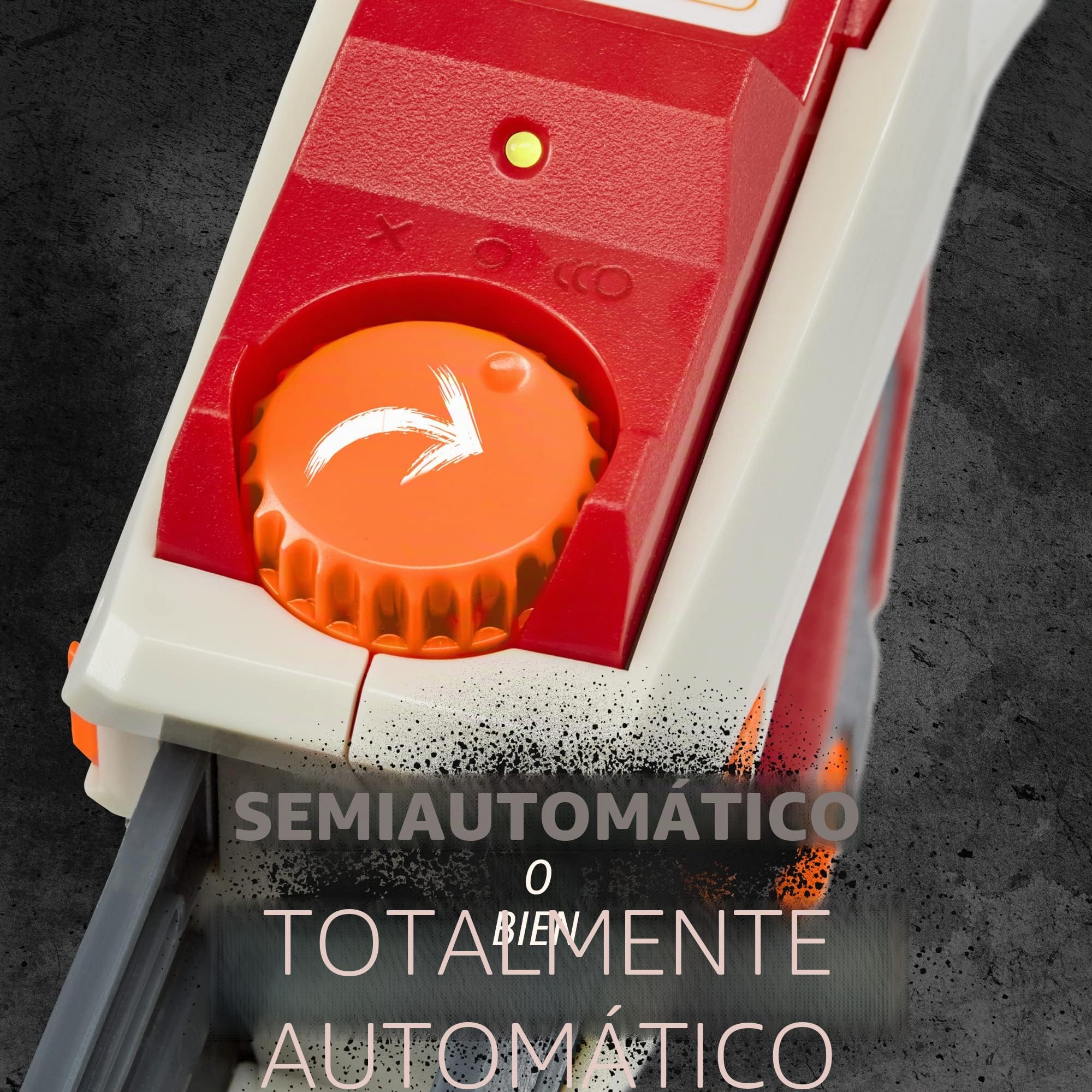 Nerf Pro Gelfire Mythic Blaster, 1.600 Rondas Gelfire, tolva, batería Recargable, Gafas