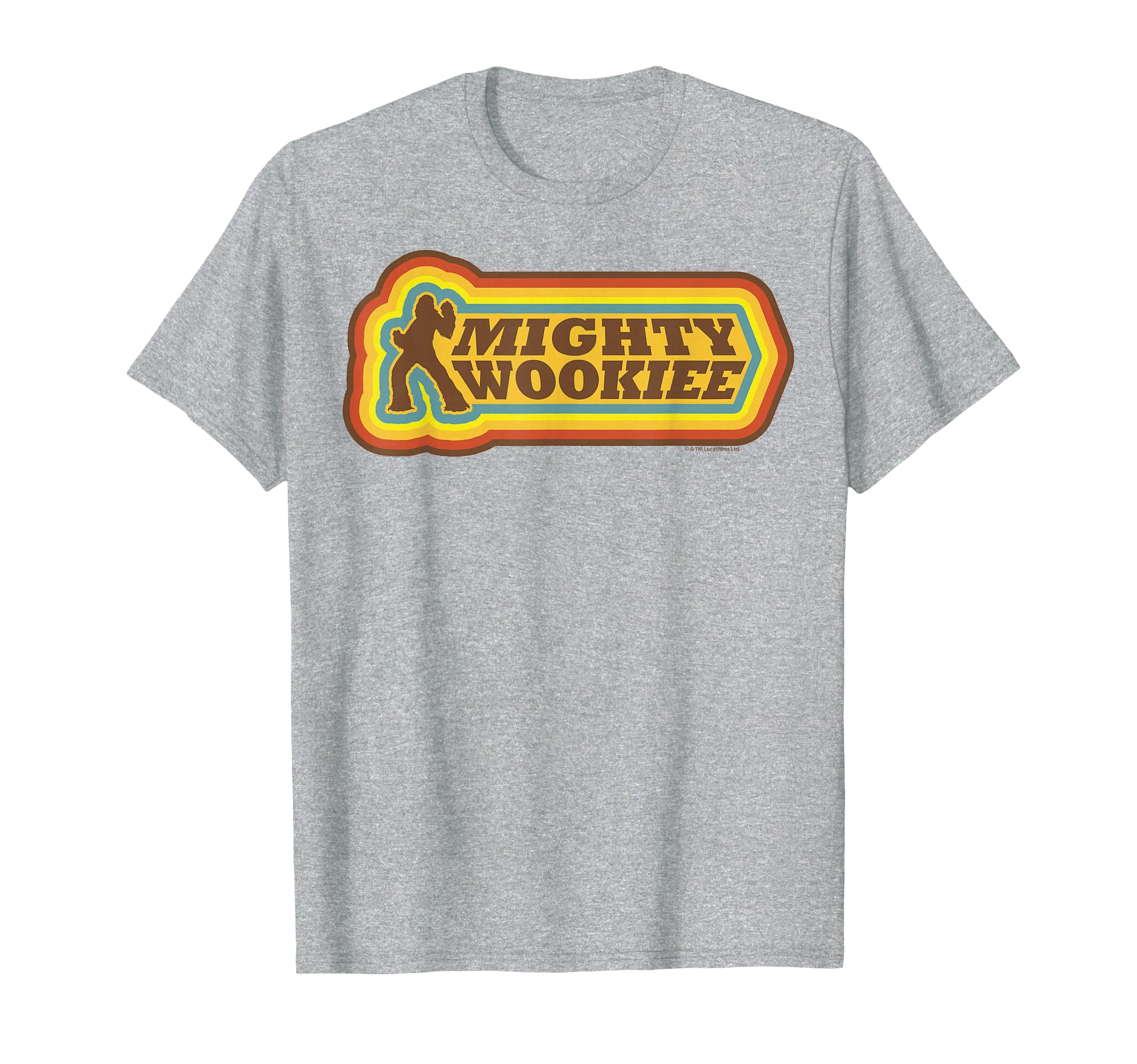 Star Wars: Han Solo Movie Mighty Wookiee Retro T-Shirt, Black