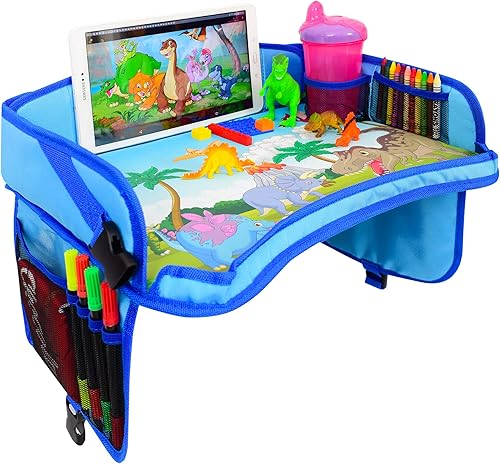 Bandeja para asiento del auto Bandeja de viaje para niños pequeños garantizada para mantenerlos ocupados y entretenerlos durante horas, evitar la