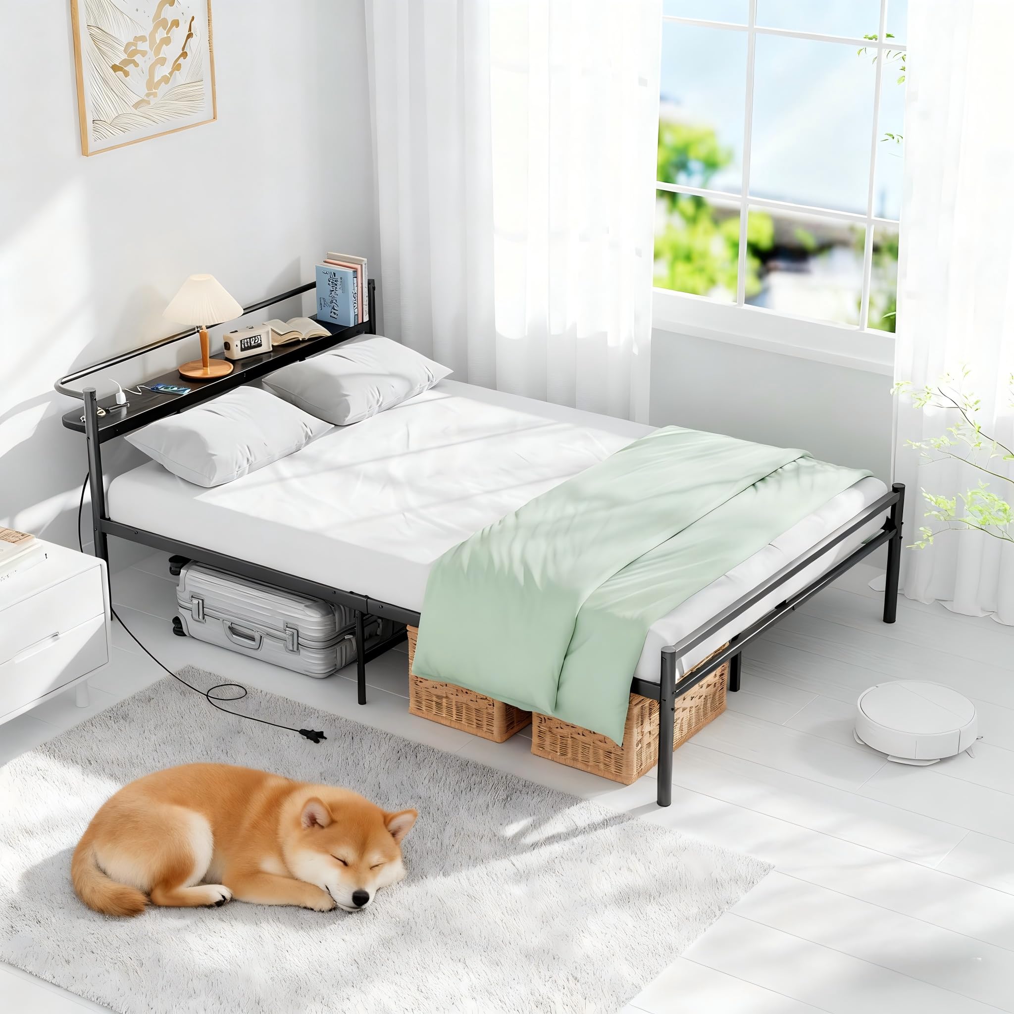 耐荷重300kg ベッドフレーム セミダブル 白 Holdm パイプベッド 耐荷重300kg ベッドフレーム セミダブル 白 Holdm パイプベッド Amazon