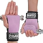 COFIT Wrist Straps for Weightlifting, Workout Wrist Wraps with Dual-Layer Oxford Leather, Enhanced Grip for Optimal Hand and Wrist Protection for Deadlift and Dumbbel - Small size Purple