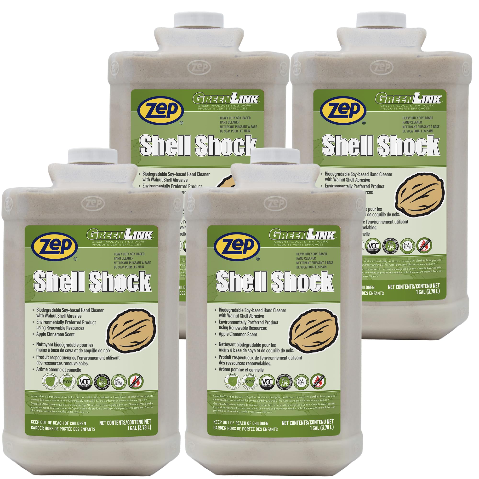 Amazon.com: Zep Shell Shock Industrial Hand Cleaner - 1 Gallon