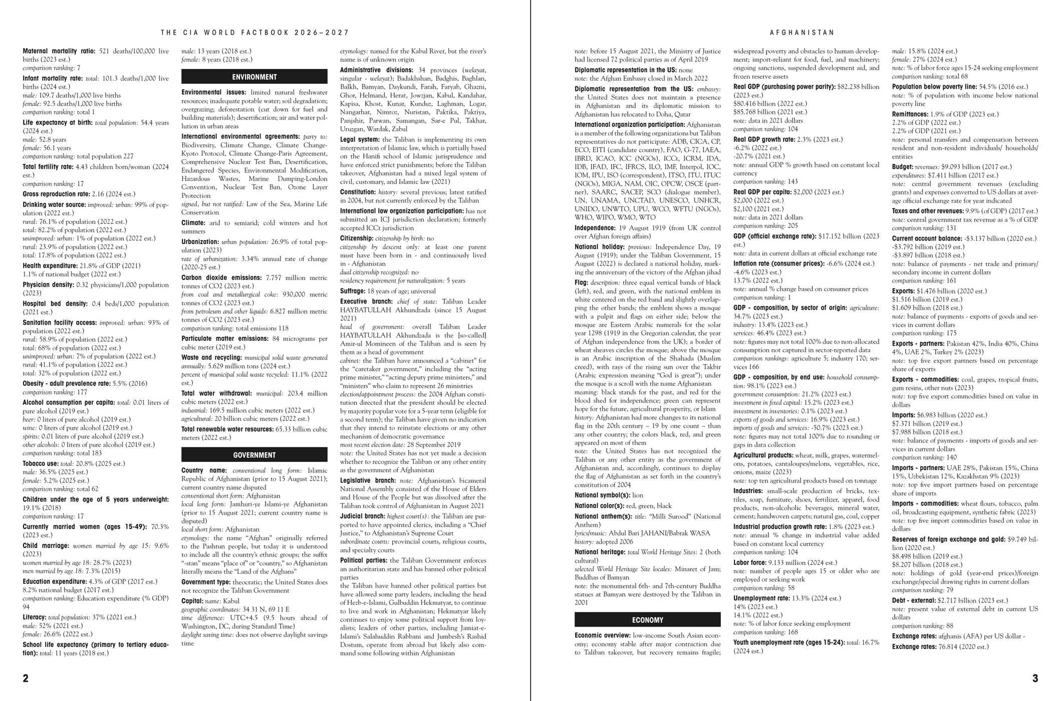 The CIA World Factbook 2026-2027