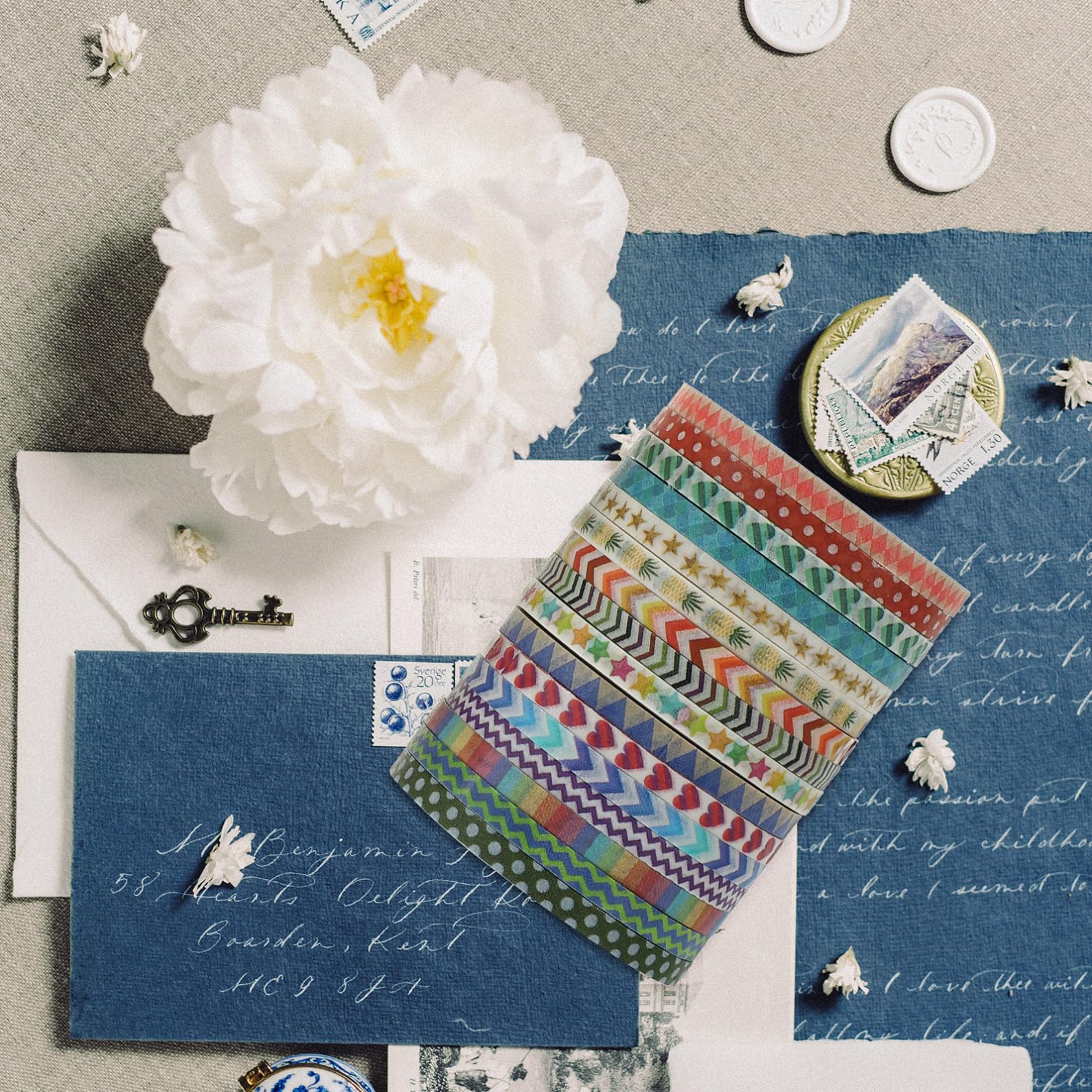 Operitacx 4 Sätze Feines Washi Tape Dekoratives Klebeband Für Diy Handwerke Scrapbooking Und Journaling Pro Für Bastelprojekte Und 48 Rollen * 4