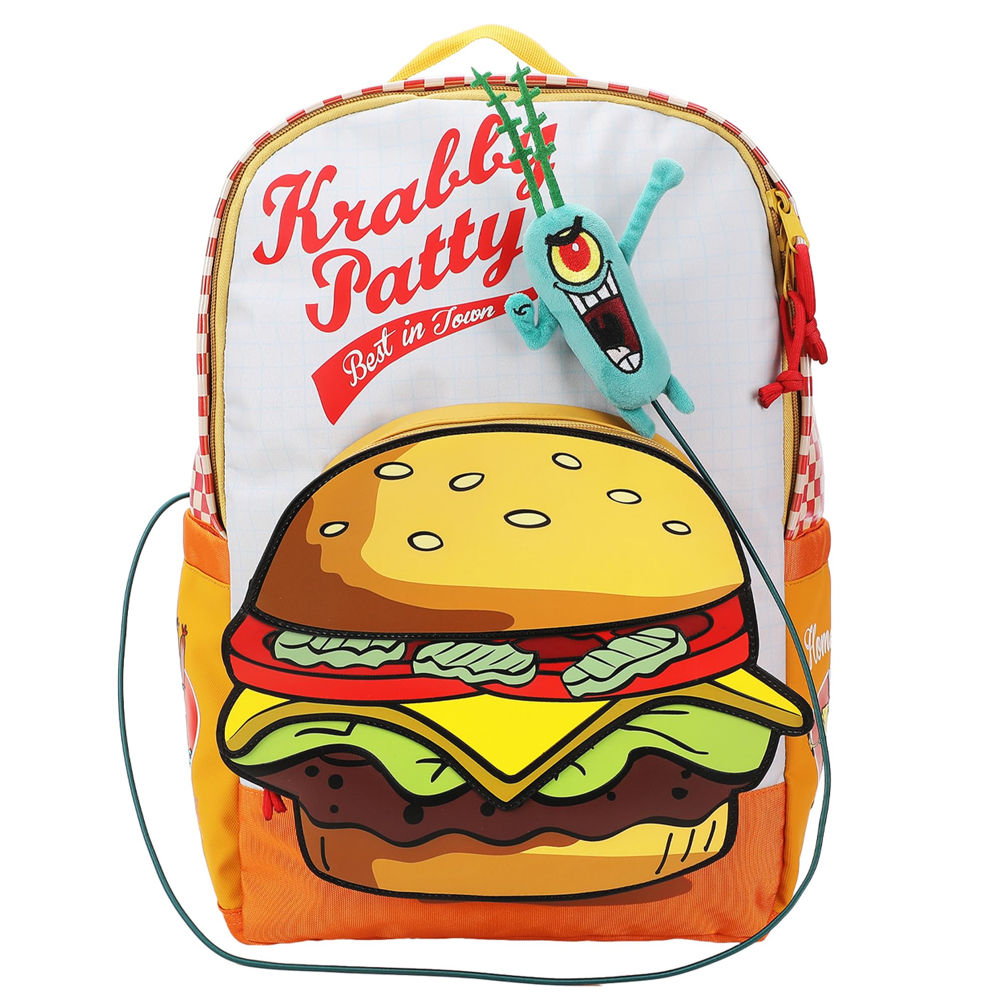Bioworld Spongebob Squarepants Krabby Patty Meal Adult 17.5" Backpack