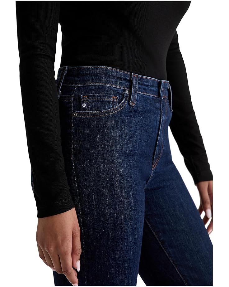 AG Jeans Mari Mid Rise Straight Extended In Modern Indigo - #3 of 4