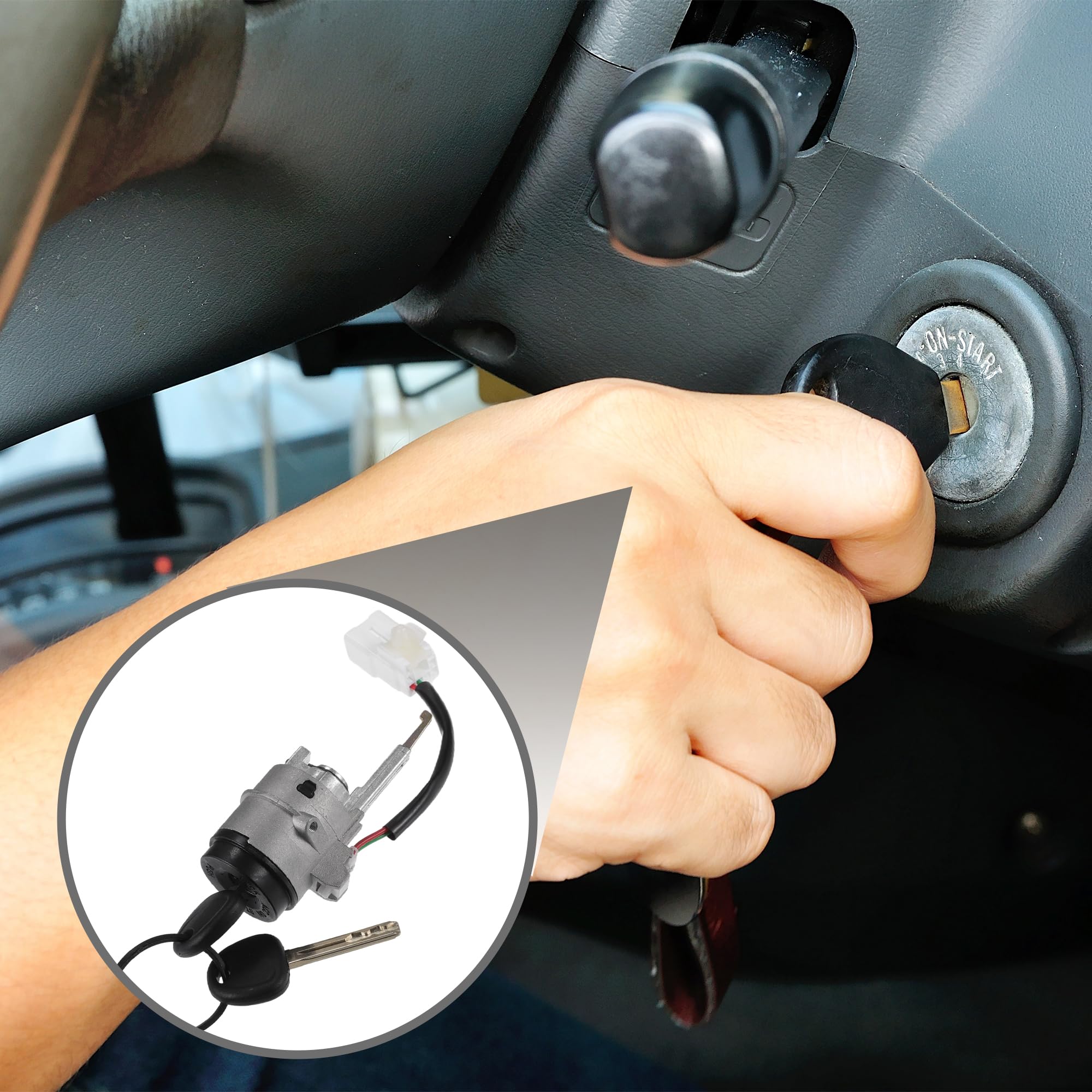 Cilindro De Bloqueo De Encendido Con Llaves Para Kia Rio 10-11