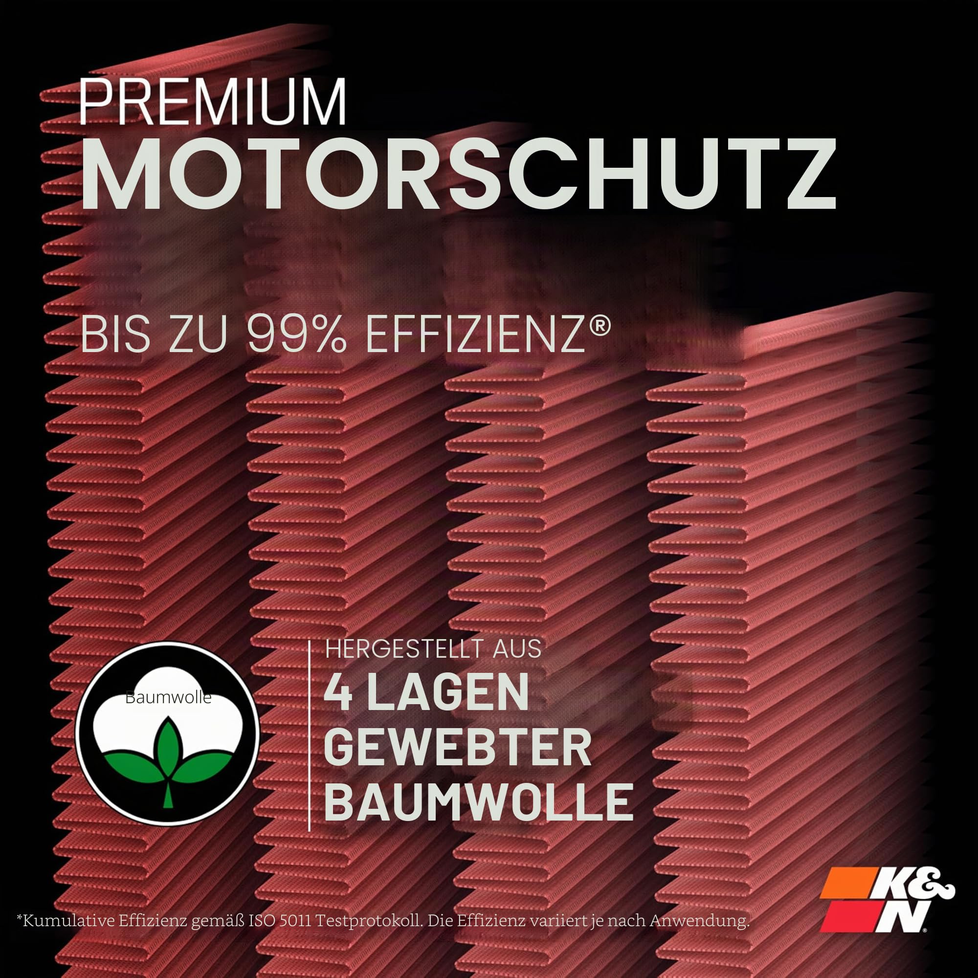 K&N 33-2125 Motorluftfilter: Hochleistung, Prämie, Abwaschbar, Ersatzfilter,Erhöhte Leistung, 1994-2009 (A4, A6, RS4, S4, S6, Allroad I, Allroad Quattro, Passat, Superb)