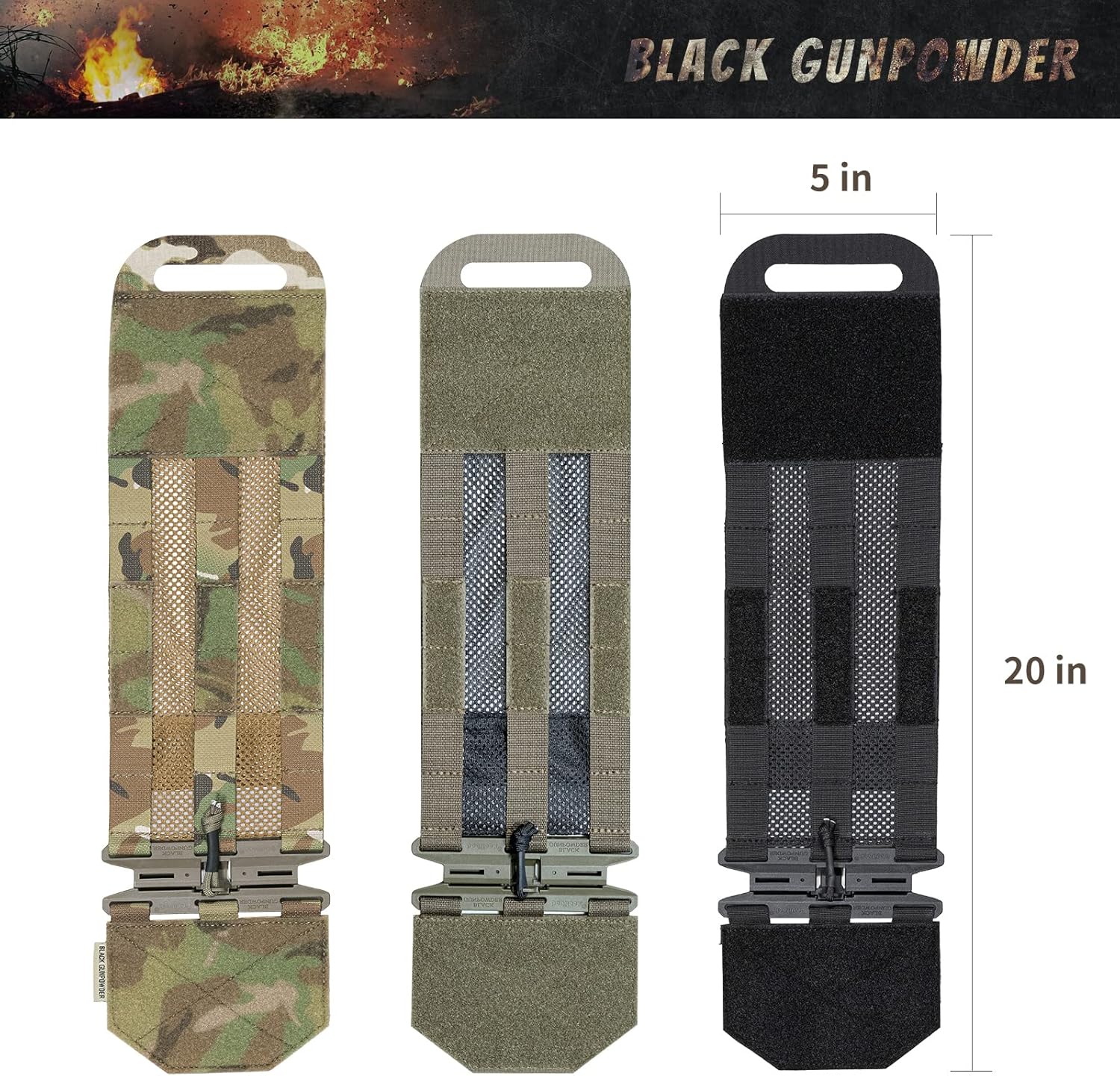 Tactical Three-Band Quick Release Cummerbund Magnetic Buckles Model BG-TC5