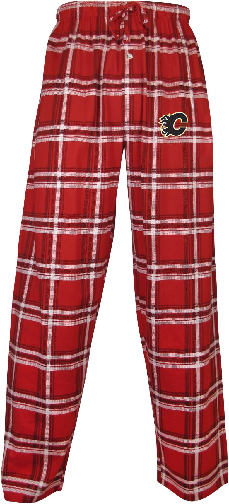 NHL Calgary Flames Men's Millennium Pant, Red/Black