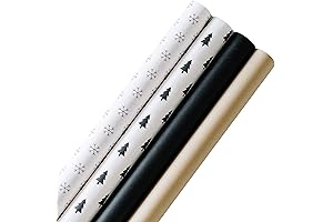 Minimalist Christmas Wrapping Paper Set: Festive Elegance Meets Sustainability