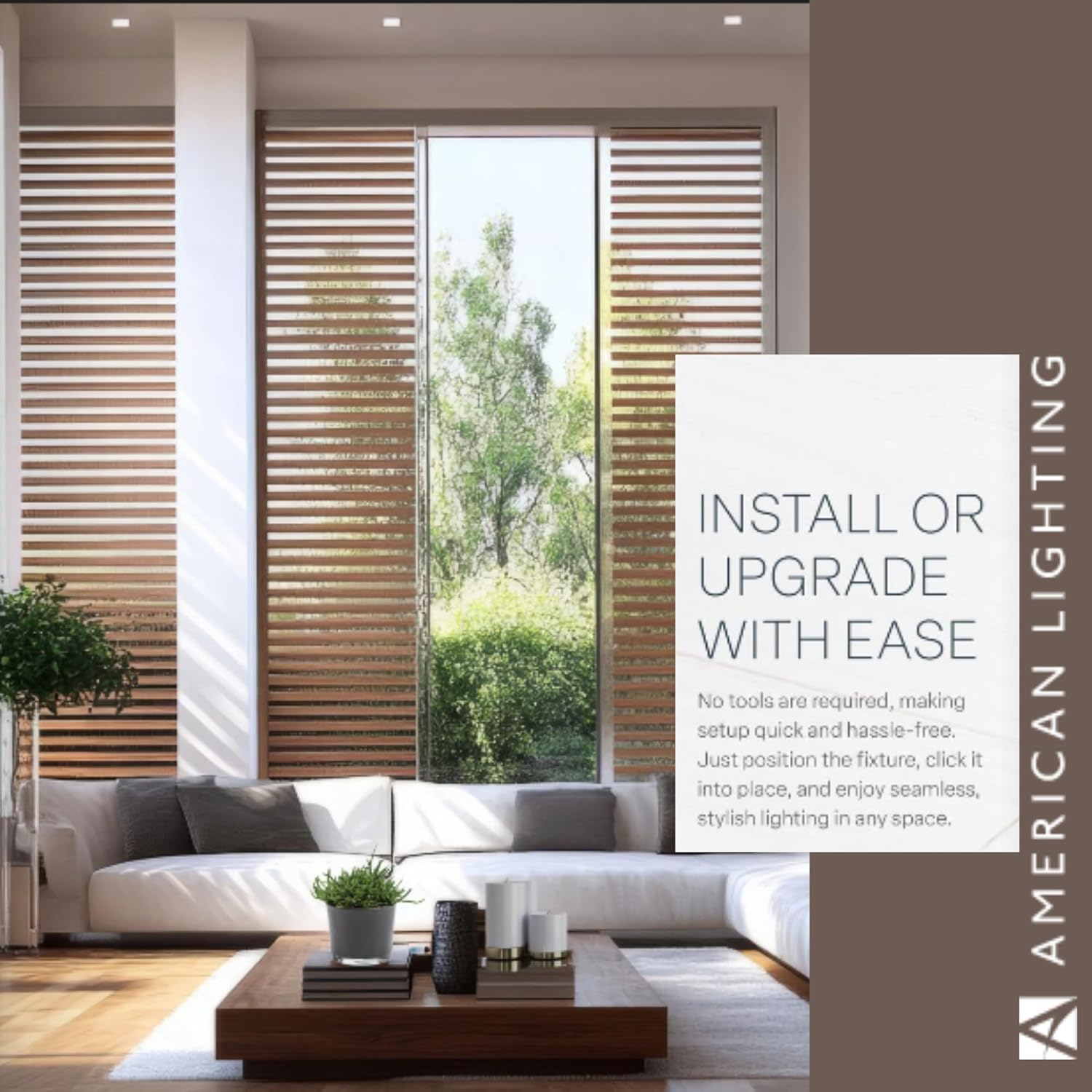 American Lighting Rhyme Downlight 3-Inch Adjustable Beam Angle, Round, Black Finish, Trim/Trimless Options, 5CCT, 1050 Lumens, Dimmable TRIAC/ELV, Easy Click-Action Installation, ETLus Listed