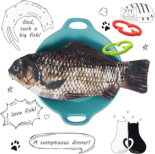Miniatura 10 de Outus Estuche para lápices de pescado, bolsa de pescado, monedero de pescado, divertido estuche para lápices con forro acolchado de espuma gruesa y