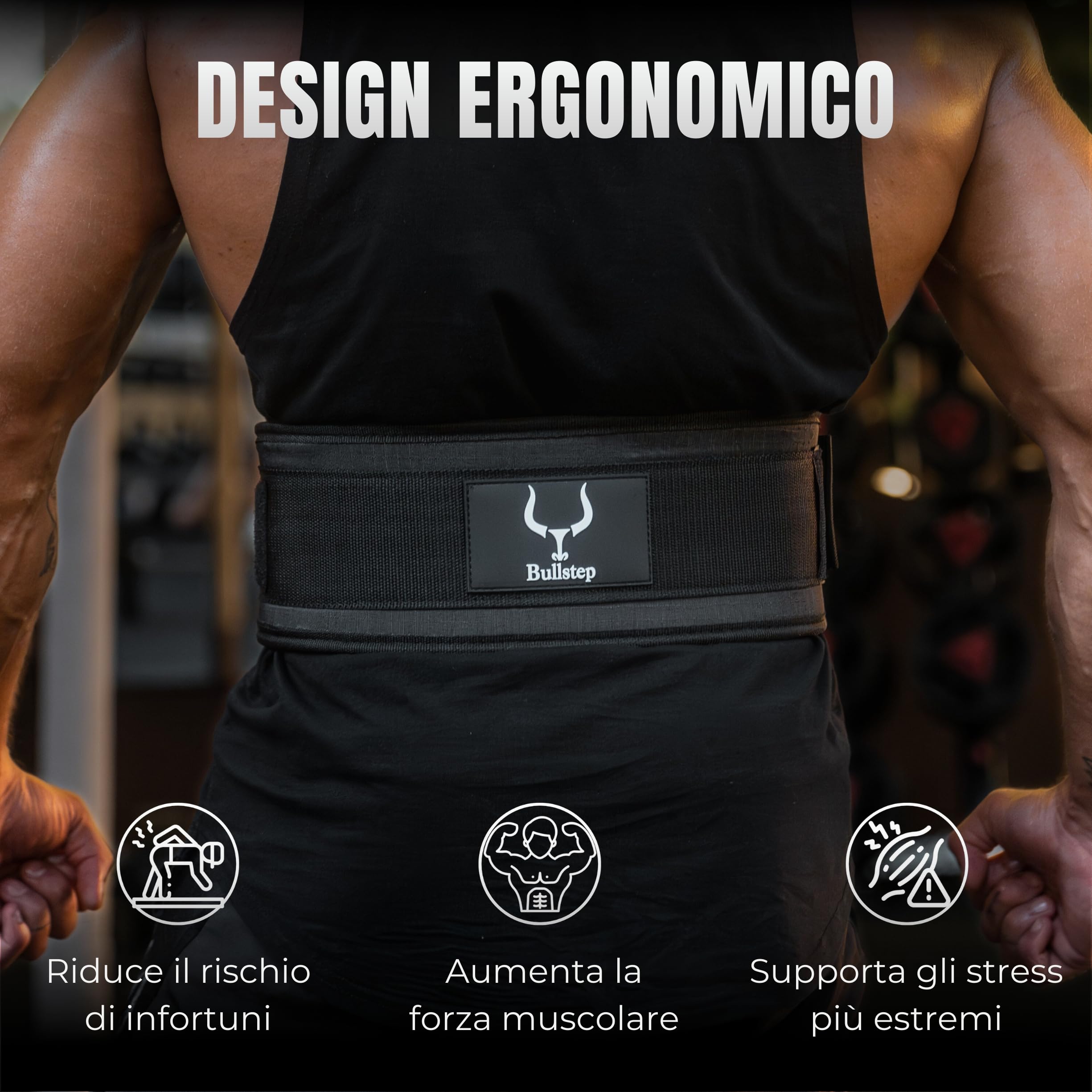 Fit Cintura Lombare Palestra | Cintura Powerlifting Uomo donna | Cintura crossfit | Cintura Squat Deadlift | Weightlifting belt | Cinta Palestra Bodybuilding