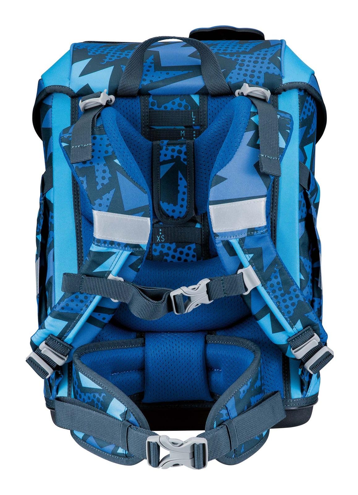 DerDieDas Schulranzen ErgoFlex Tiny Set 6-teilig Dark Dragon blau